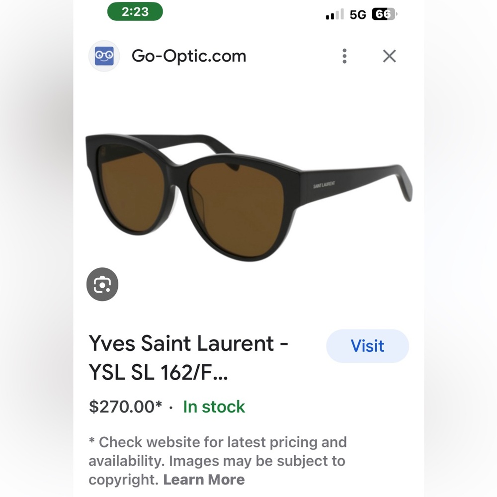 Women’s sunglasses Saint Laurent